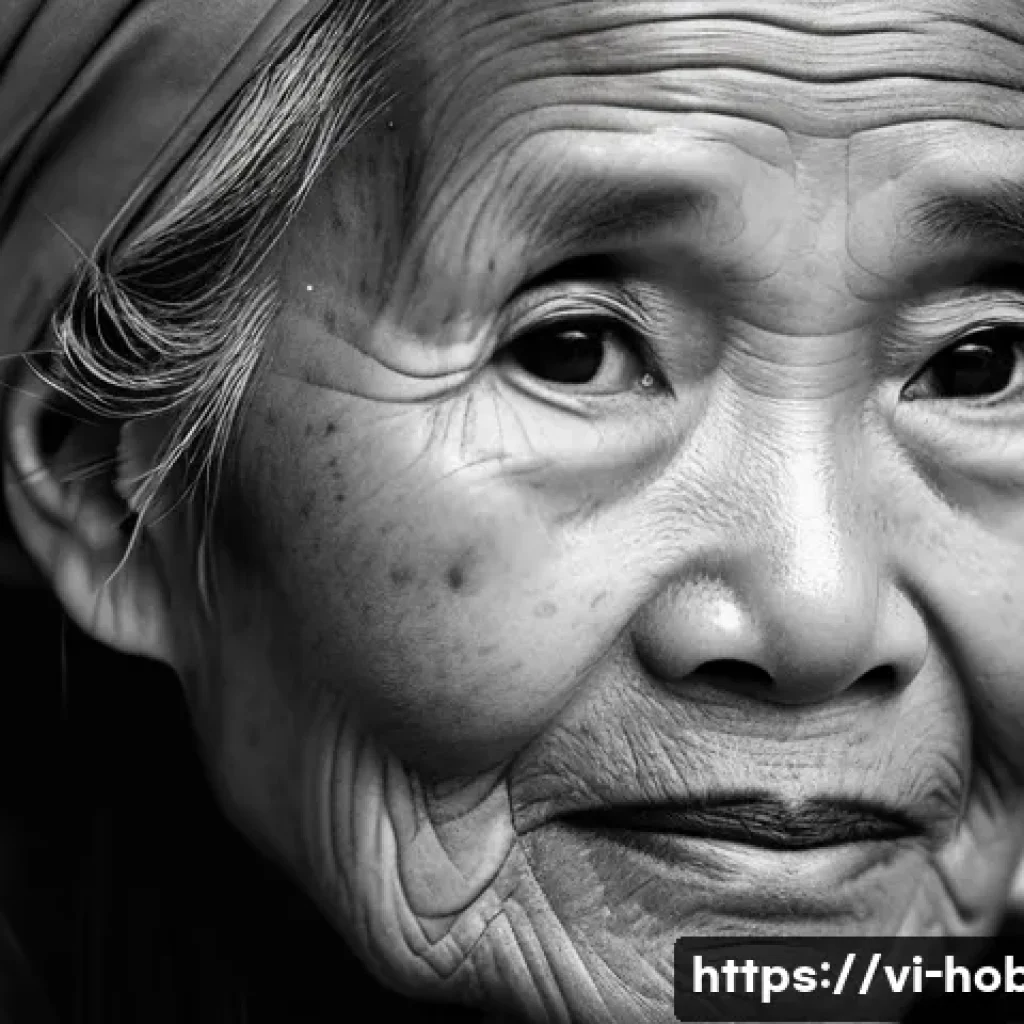 흑백 사진 찍는 법 - **Prompt 1: Evocative Elderly Portrait in Black and White**
"A candid, close-up portrait of an e...